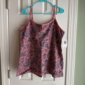 Torrid Pink and Blue Patterned Camisole